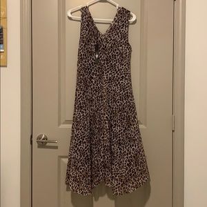 T Tahari Leopard Dress